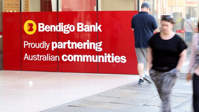 Bendigo and Adelaide Bank’s results were warmly received by the market. Picture: Kelly Barnes/AAP