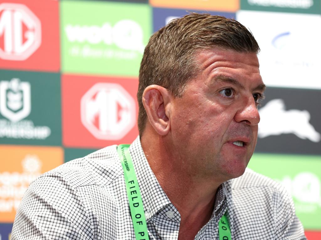 Rabbitohs coach Jason Demetriou. Picture: Brendon Thorne/Getty Images