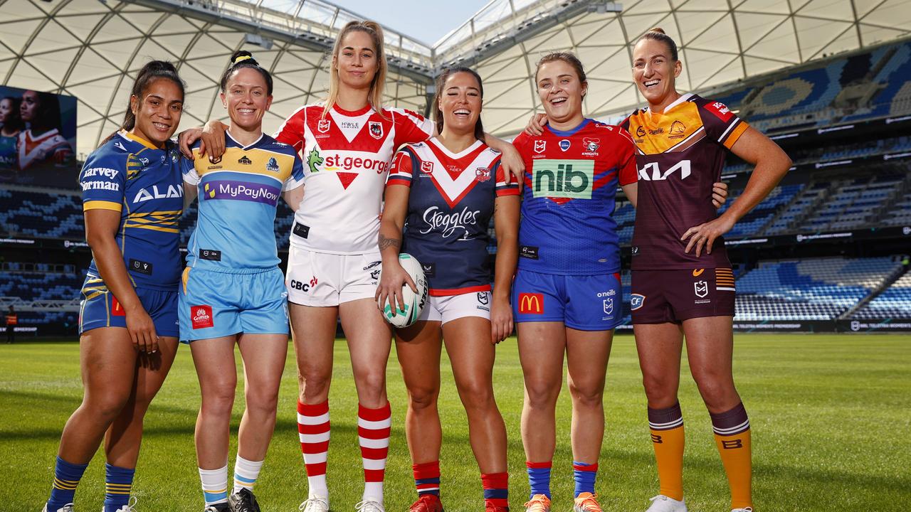 The historic 10-team NRLW competition launch ]set to be cancelled. Picture: Richard Dobson