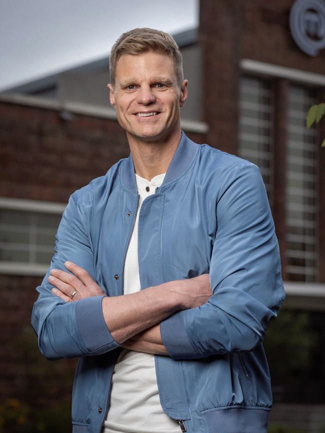 Nick Riewoldt will battle it out for the title of Celebrity MasterChef on Monday night. Picture: Ten