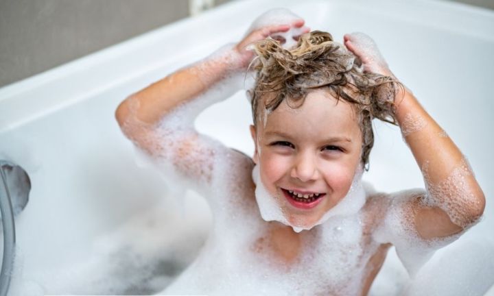 You're Probably Bathing Your Kids Too Often