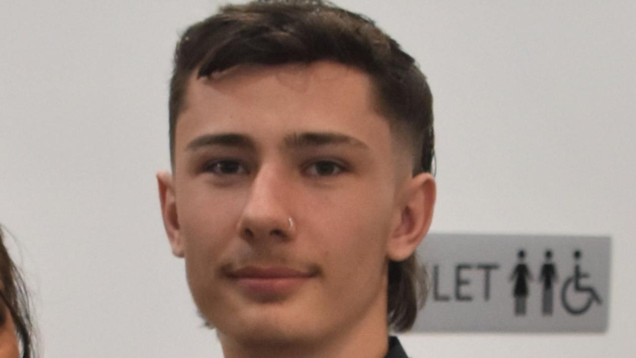 Gold Coast Titans star Jai Arrow would be proud of this sensational mullet coming out of the Nambour State College Formal this year. Picture: Eddie Franklin