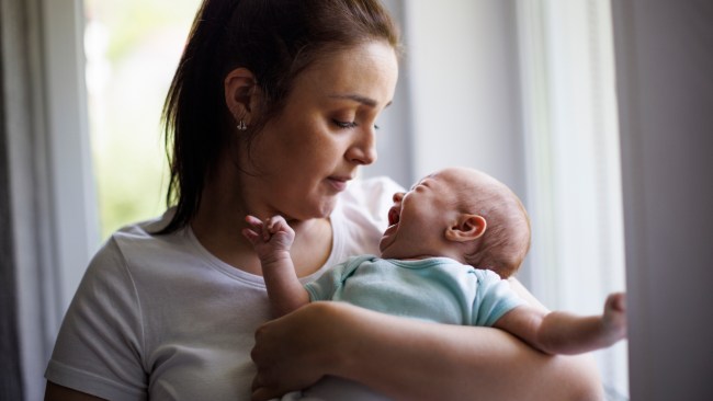 Melinda* has intrusive thoughts about her baby dying, even though he's perfectly healthy. Picture: iStock