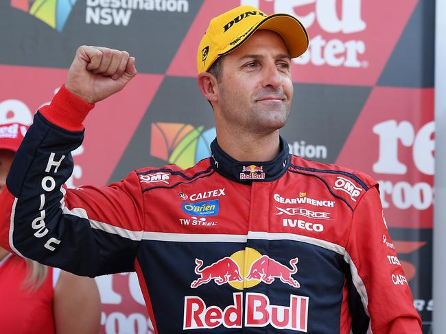 Jamie Whincup hates being in the chasing pack.