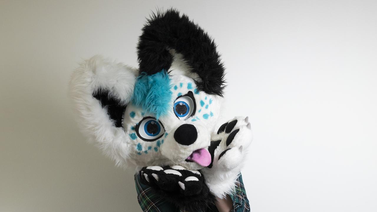 Just wholesome fun: Gabi, aka Skye, says the furry fandom is misunderstood. Picture: Mark Cranitch