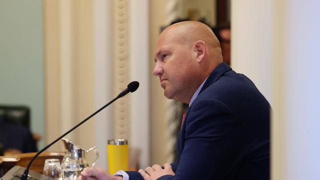 Queensland Speaker Curtis Pitt, presiding over Question Time. Picture: Liam Kidston