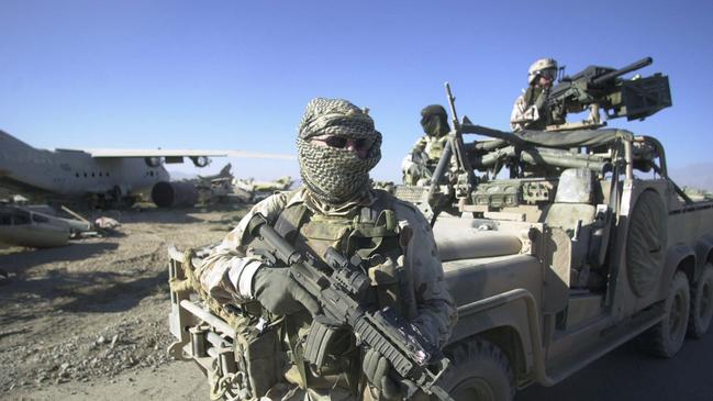 The SAS in 2002 in Afghanistan. The famed elite soldiers will give evidence for and against Ben Roberts-Smith in his trial against Nine.