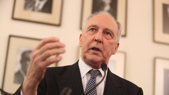 Former Prime Minister Paul Keating says the Liberal Party is reverting to type by “trying to find our security in Asia through London”.