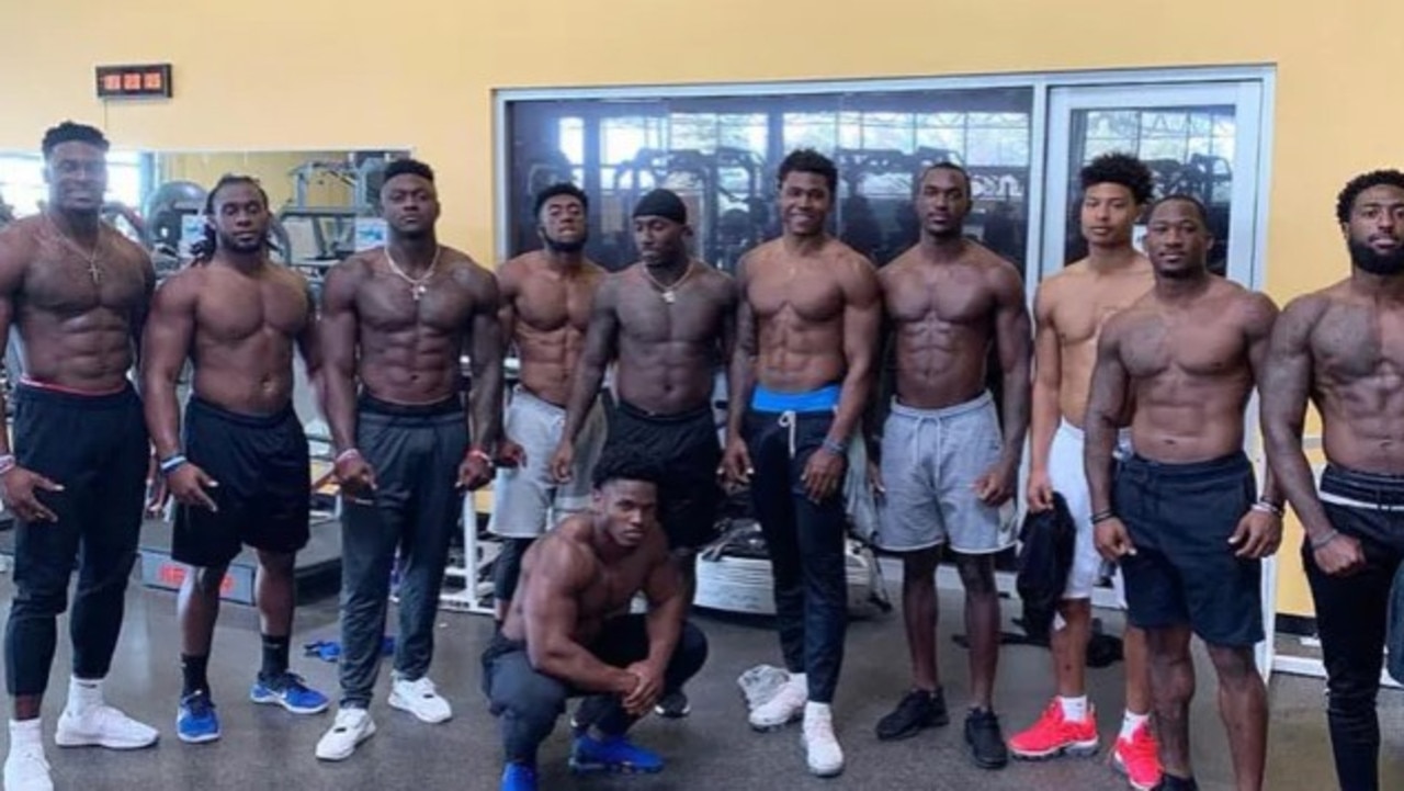 Pete Carroll & D.K. Metcalf Go Shirtless