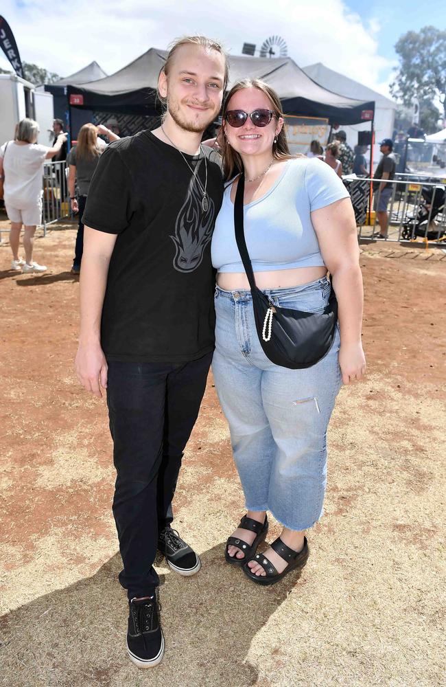 Corben Vickery and Caitlin Day at Meatstock, Toowoomba Showgrounds. Picture: Patrick Woods.