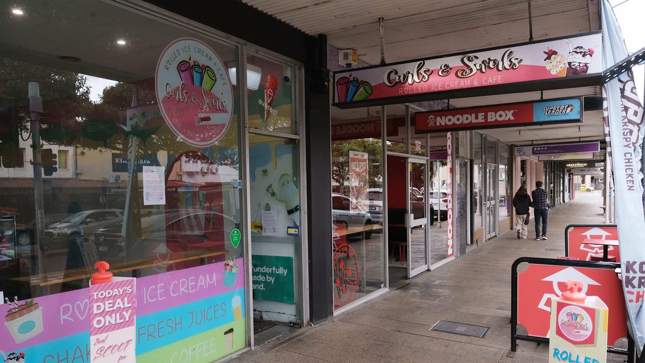 A pedestrian laneway from Ryrie St to Market St will see two buildings demolished. Picture: Mark Wilson.