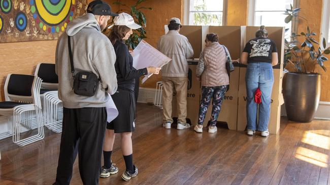 Counting will resume on Monday after NSW went to the polls at a council level. Picture: Simon Bullard/NewsWire