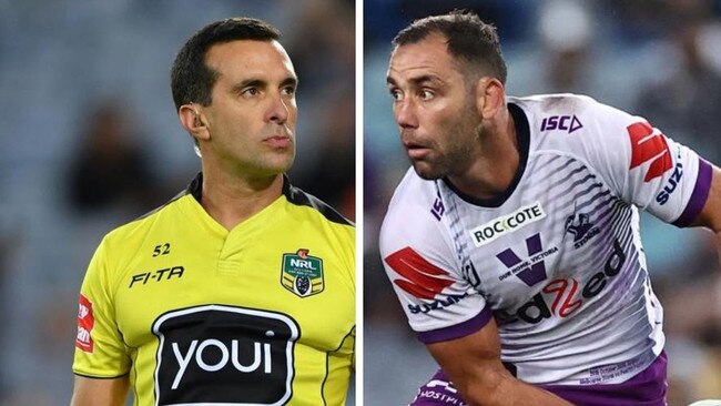 Retiring referee Matt Cecchin has spilt the beans on what Cameron Smith was like to deal with.