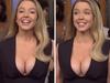 Sweeney’s cleavage sparks bizarre debate