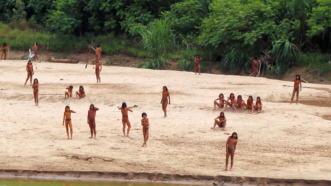 The tribe have had almost no contact with the outside world. Picture: Survival International