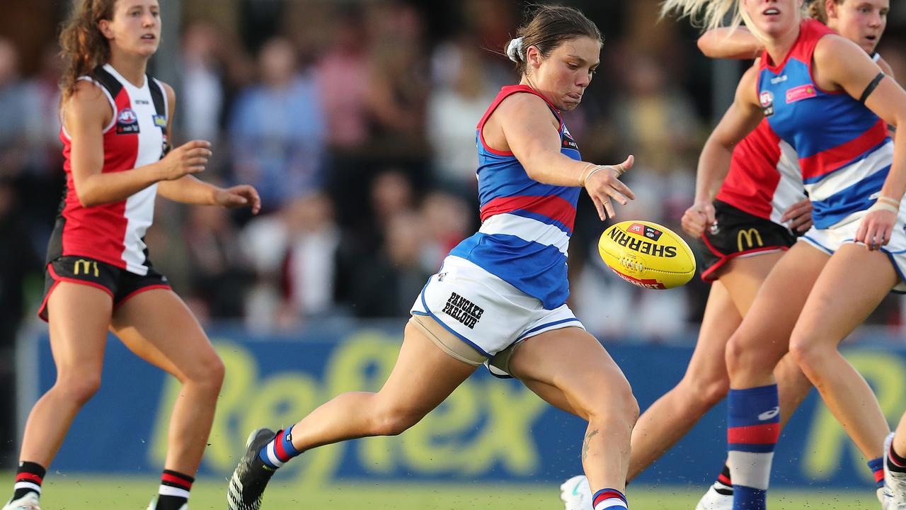 Ellie Blackburn had 21 disposals against St Kilda. Picture: Michael Klein