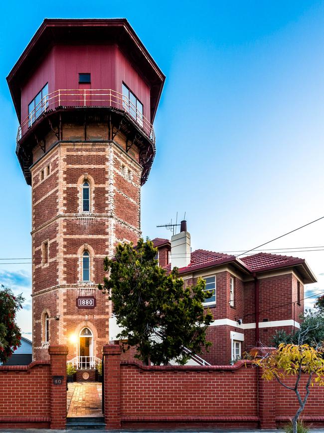 The Semaphore Water Tower will be sold for the first tome in 43 years after being purchased by Czech migrants, Manfred and Beverly Stibr as a 'weekend residence in 1974.