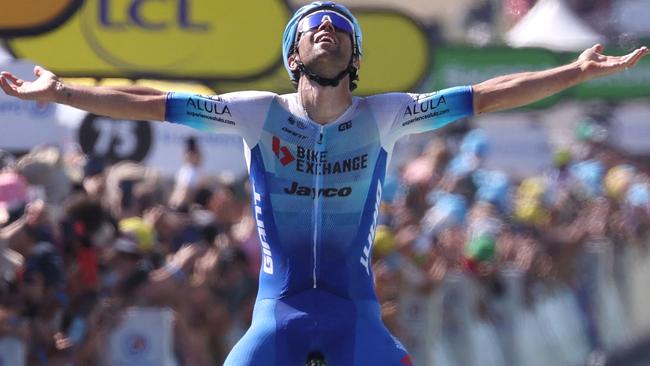 Team Bikeexchange-Jayco team's Australian rider Michael Matthews won a stage at this year’s Tour de France. Now he’s competing in Ballarat next year. Photo by Thomas SAMSON / AFP