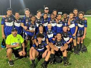 The Goodna Black under-13 rugby league team that qualified for the 2019 Premier Division grand final.