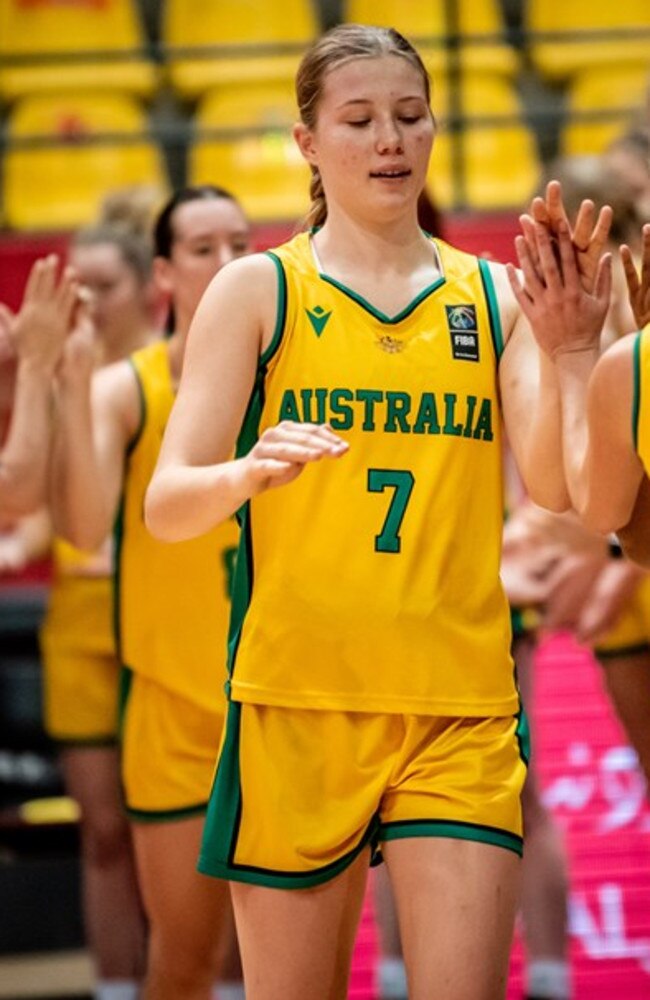 Summah Hanson in action. Picture: Basketball Queensland