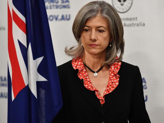 Chief Public Health Officer, associate professor Dr Nicola Spurrier. Picture: AAP / David Mariuz