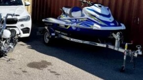 The jet ski seized in the raids. Picture: SA Police