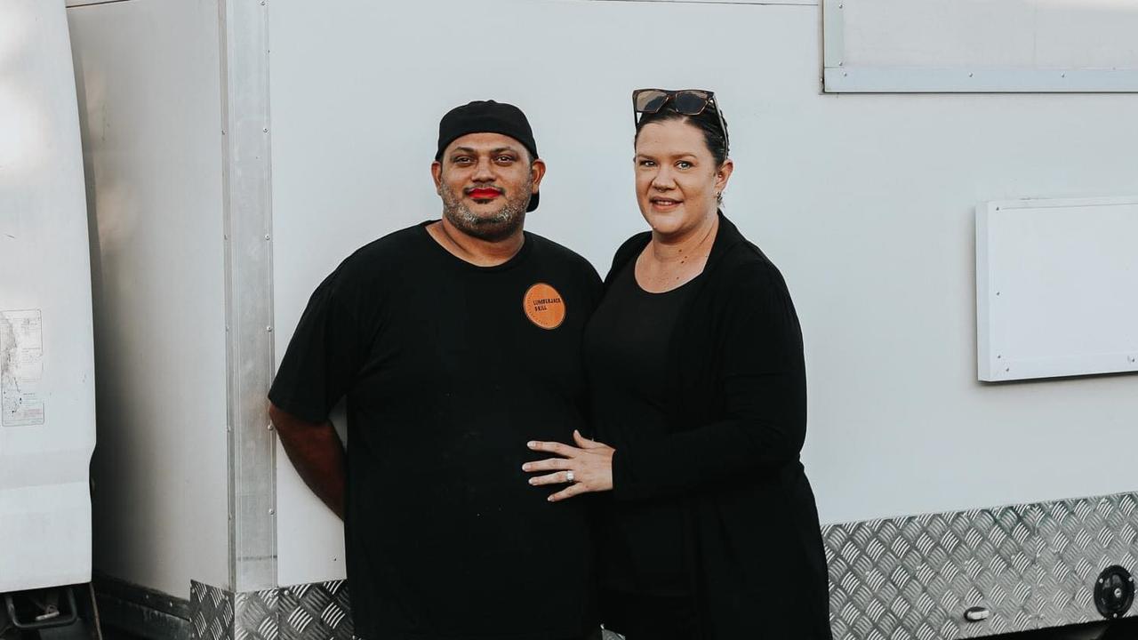 The Lumberjack Grill owners Kirsty Liversidge and Raj Bharti preparing for their grand opening in Bundaberg after transforming their original food truck business.