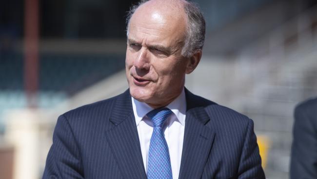 Senator Eric Abetz had demanded that Chinese Australians appearing before a Senate committee “unconditionally condemn the Chinese Communist party dictatorship”. Picture: Luke Bowden