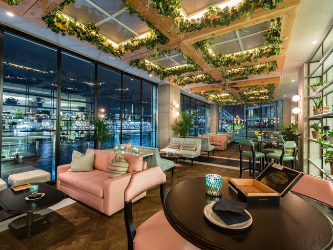 Pullman Quay Grand Sydney Harbour’s luxury vista bar Hacienda. Picture: Supplied