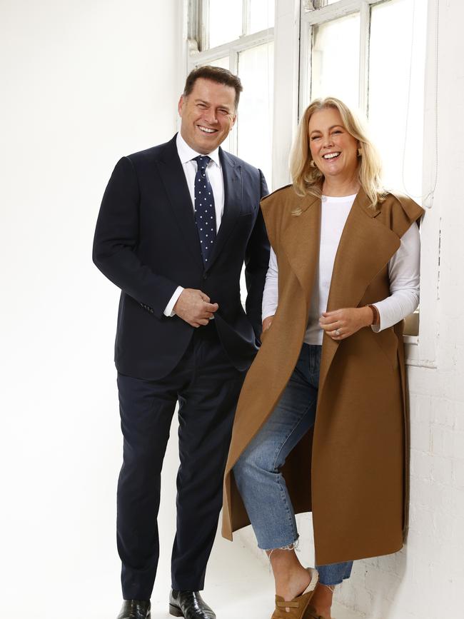 Karl Stefanovic and Samantha Armytage.