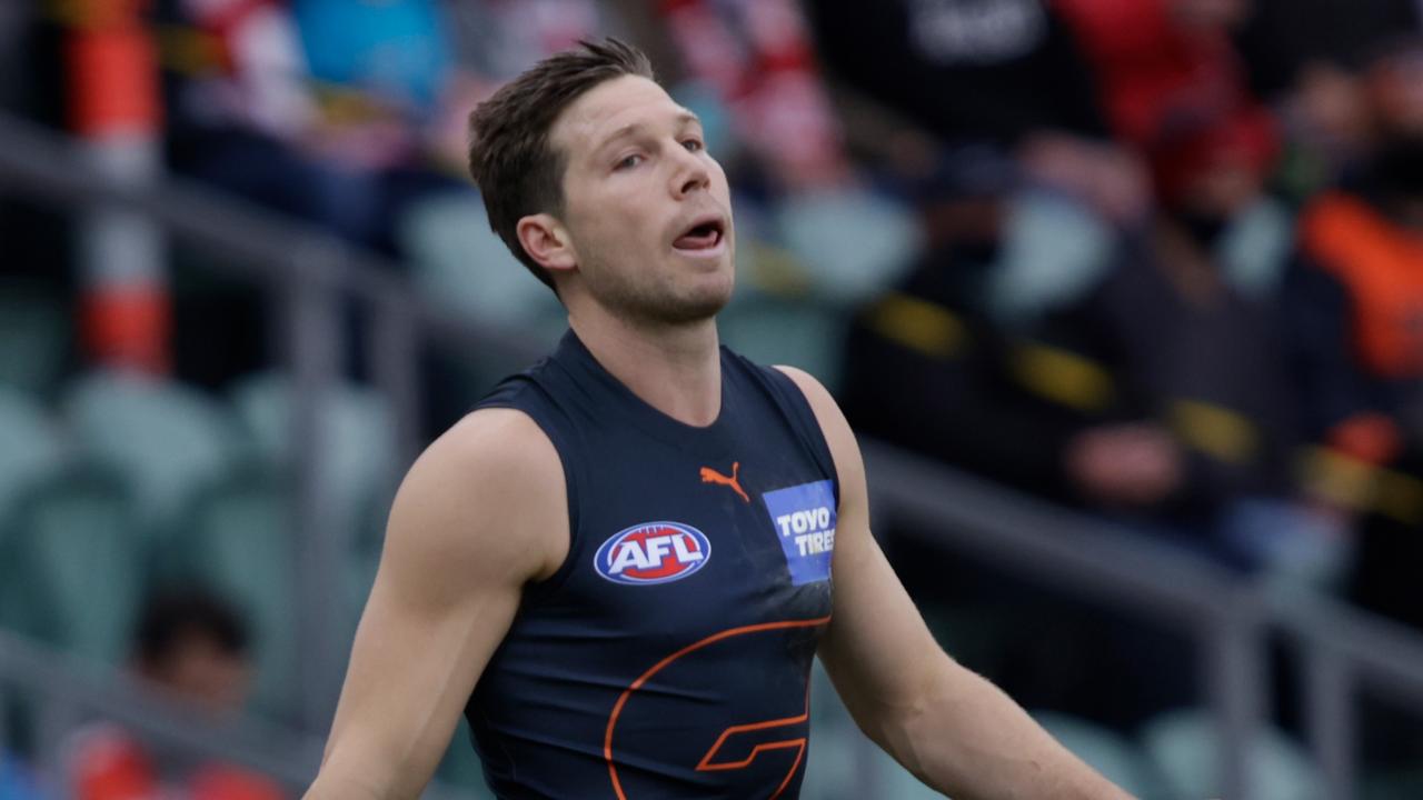 Toby Greene still has five weeks to serve on a suspension. Picture: Getty Images