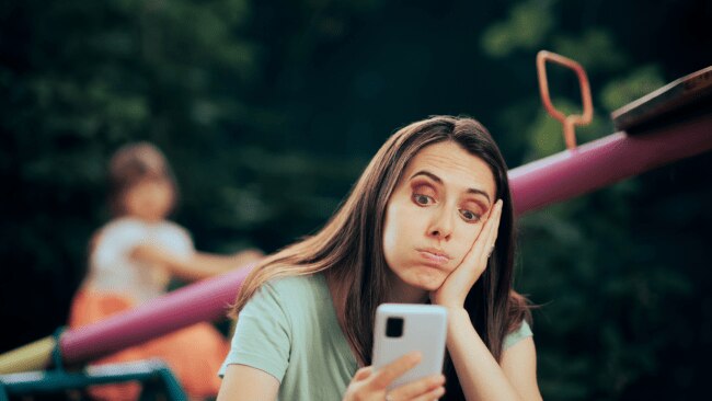 With 11 messages a day - this mum is coming on a little too strong. Source: iStock