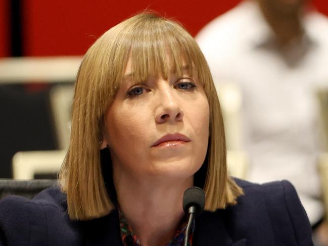 SYDNEY, AUSTRALIA - NewsWire Photos NOVEMBER 7, 2023: Jo Haylen MP Minister for Transport pictured during the transport budget estimates hearing at NSW Parliament.Picture: NCA NewsWire / Damian Shaw