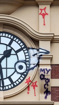 Clock tower clean-up bill tops $24,000