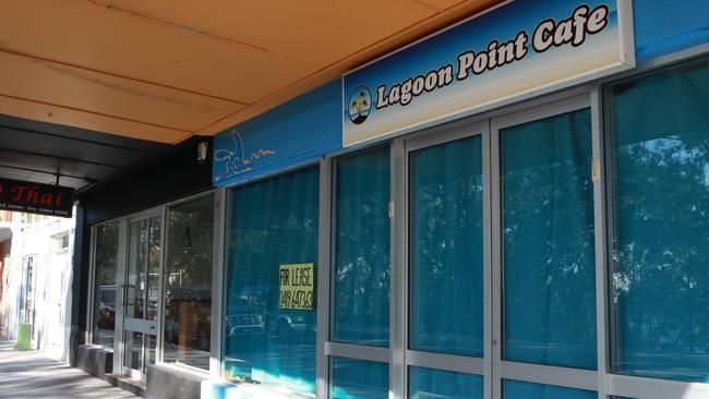 Lagoon Point Cafe on Redcliffe Pde, closed during COVID-19. PHOTO: AAP/ Sarah Marshall