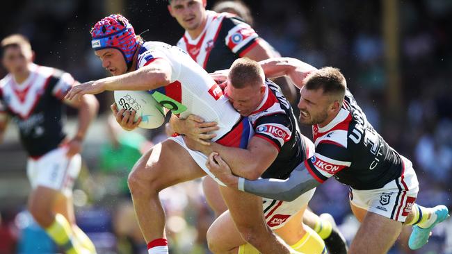 Kalyn Ponga was strong for the Knights. Picture: Matt King/Getty Images