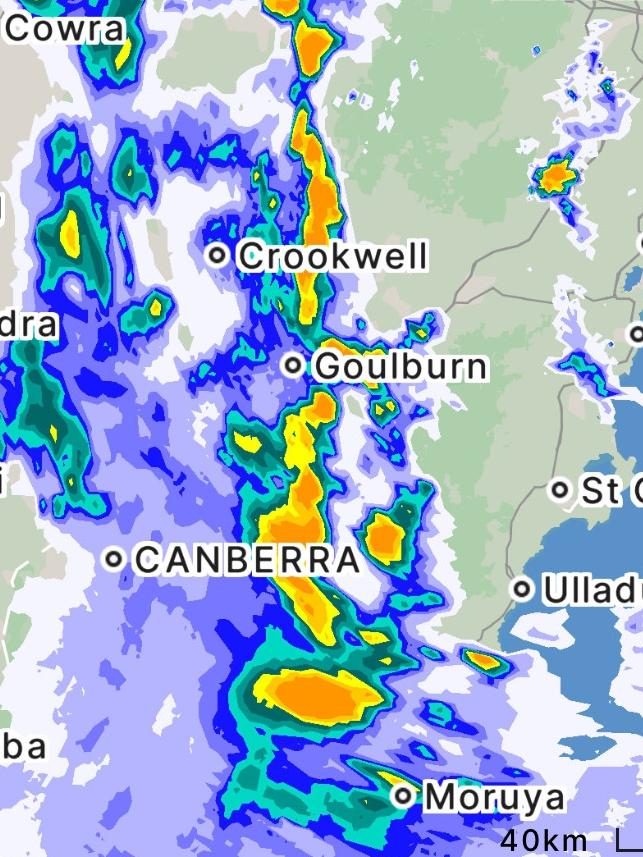 Storms have wreaked havoc across NSW. Picture: Bureau of Meteorology