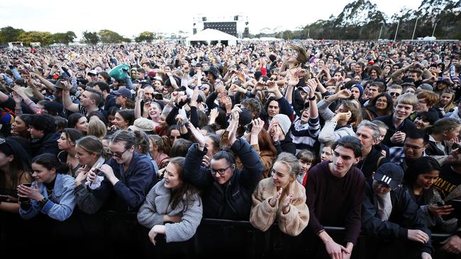 Crowd at the Triple J, One Night Stand, St Helens. PICTURE: CHRIS KIDD