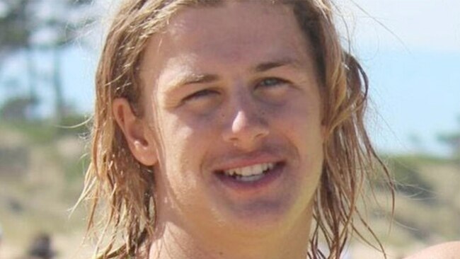 Kane Symons of Tasmania was also a victim of the bus crash. Photo: Carlton Park Surf Life Saving Club