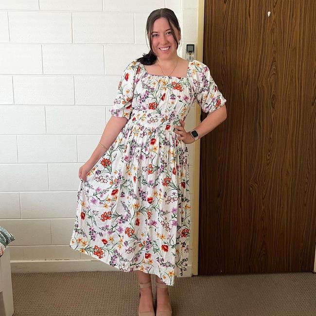 Kmart said the dress was ‘racing out the door’. Picture: Instagram/adventureswithmisswalsh