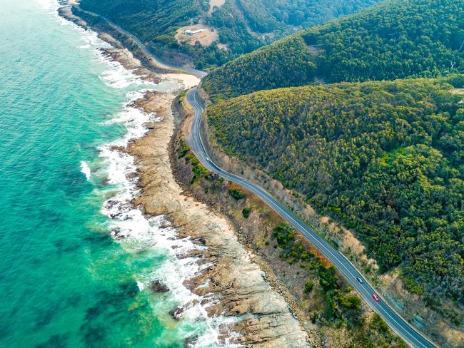 Road to romance ... try the Great Ocean Road.