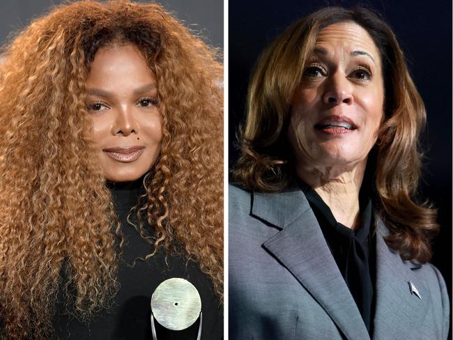 Janet Jackson has been slammed for comments she made about Kamala Harris.