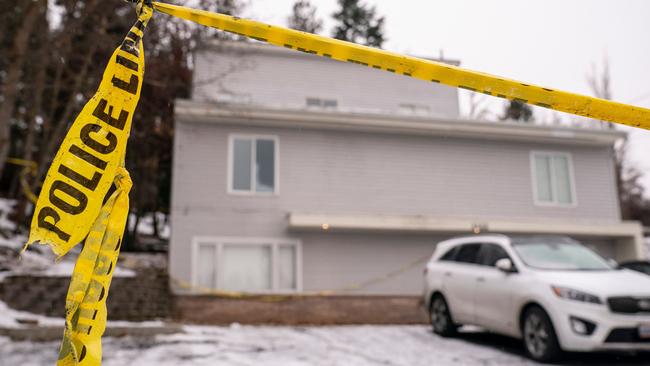 The house where the four murders took place in Moscow, Idaho. Picture: David Ryder/Getty Images/AFP