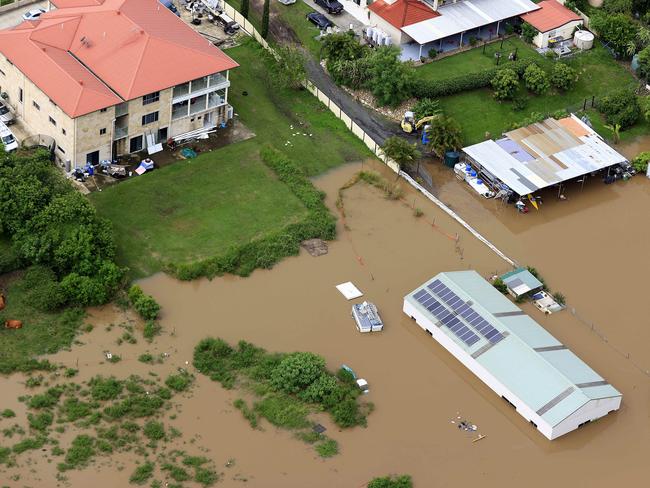 Logan River flooding. Picture: Adam Head