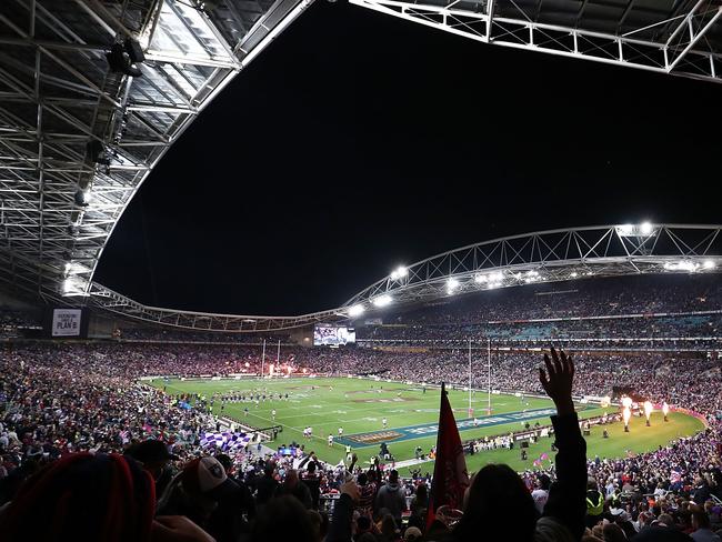 SYDNEY, AUSTRALIA - SEPTEMBER 30:  A general view during the 2018 NRL Grand Final match between the Melbourne Storm and the Sydney Roosters at ANZ Stadium on September 30, 2018 in Sydney, Australia.  (Photo by Mark Metcalfe/Getty Images)