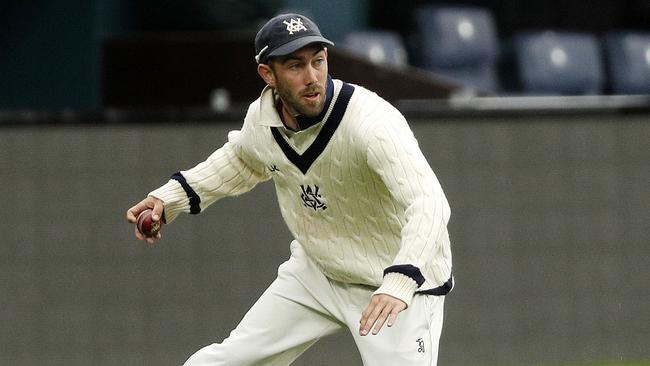 Glenn Maxwell could play Sheffield Shield games for Victoria this summer but says it’s fitness rather than form that will determine whether he can return to Australia’s Test side. Picture: Daniel Pockett / AAP