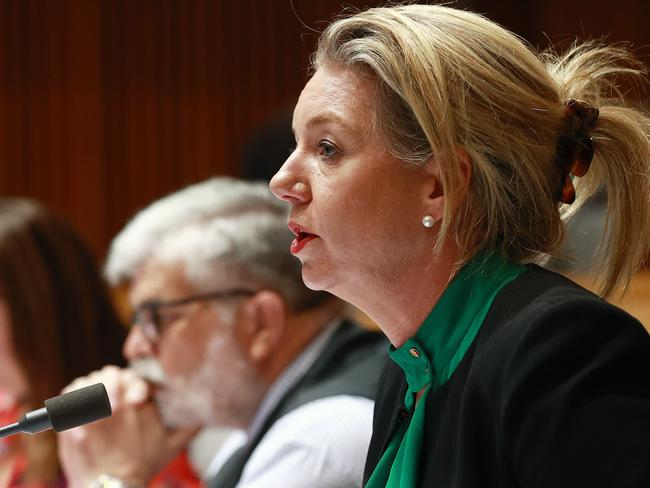 CANBERRA, AUSTRALIA NewsWire Photos APRIL 27, 2021: Senator Bridget McKenzie during the Australia Post hearing in the Main Committee Room - Parliament House, Canberra.Picture: NCA NewsWire / Gary Ramage