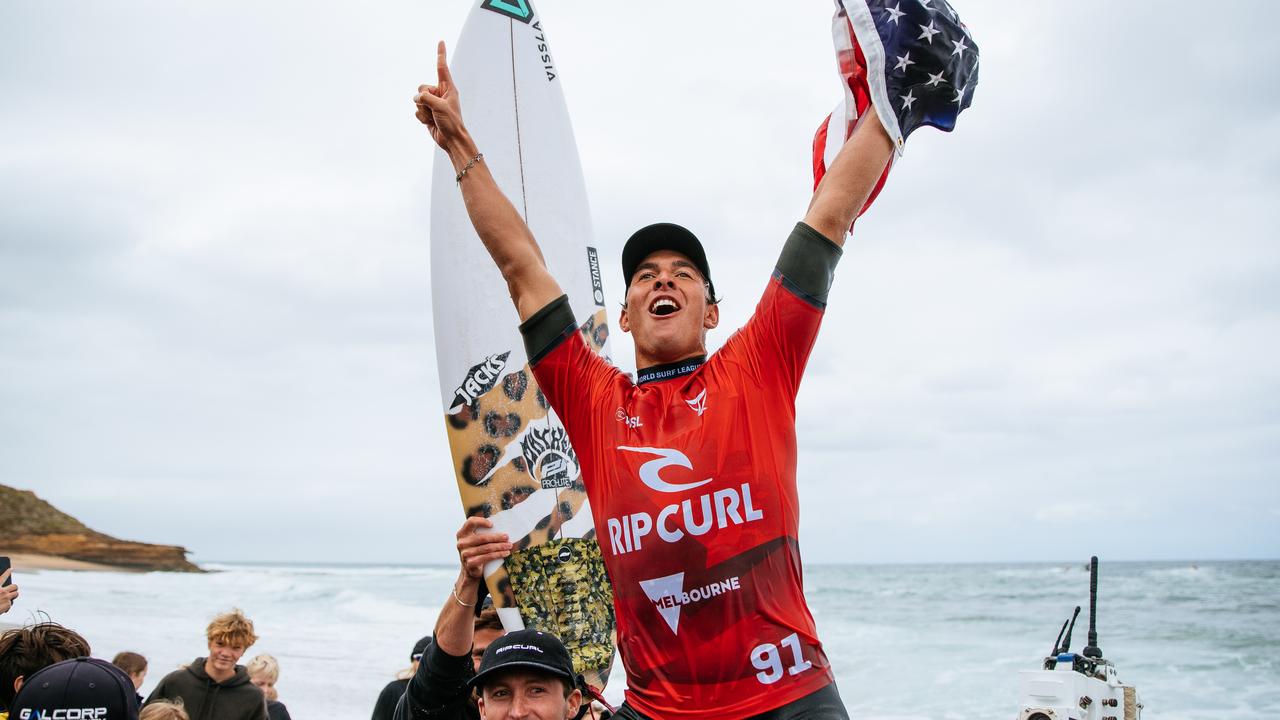 Rip Curl Pro; Caitlin Simmers, Cole Houshmand secure first title at