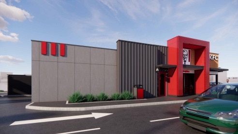 A new KFC has been proposed for Morphett Vale. Picture: Nielsen Architects
