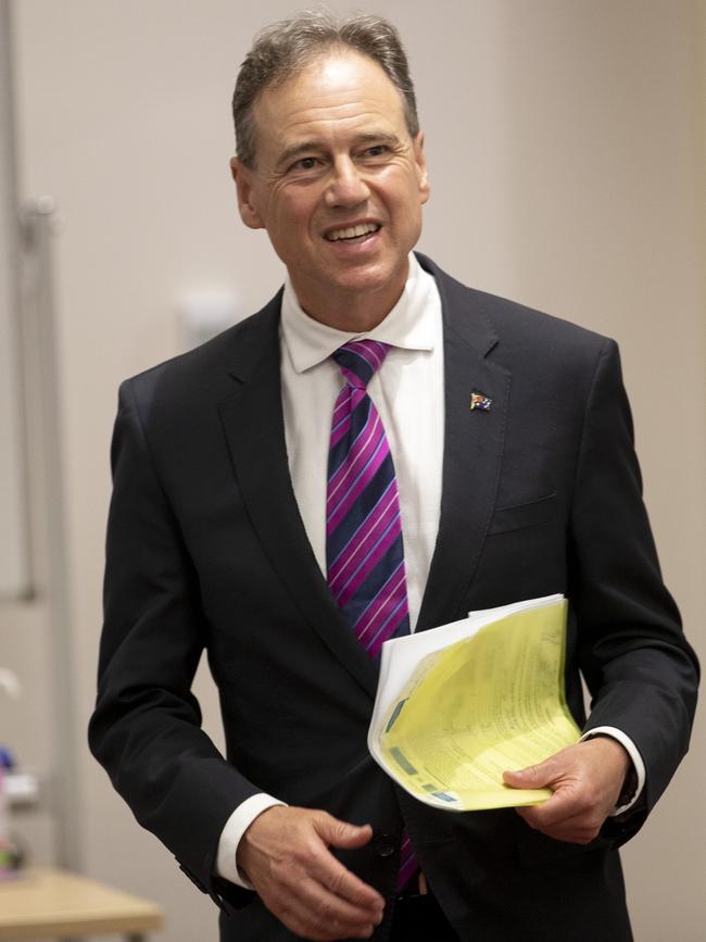 Federal Health Minister Greg Hunt. Picture: NCA NewsWire / David Geraghty